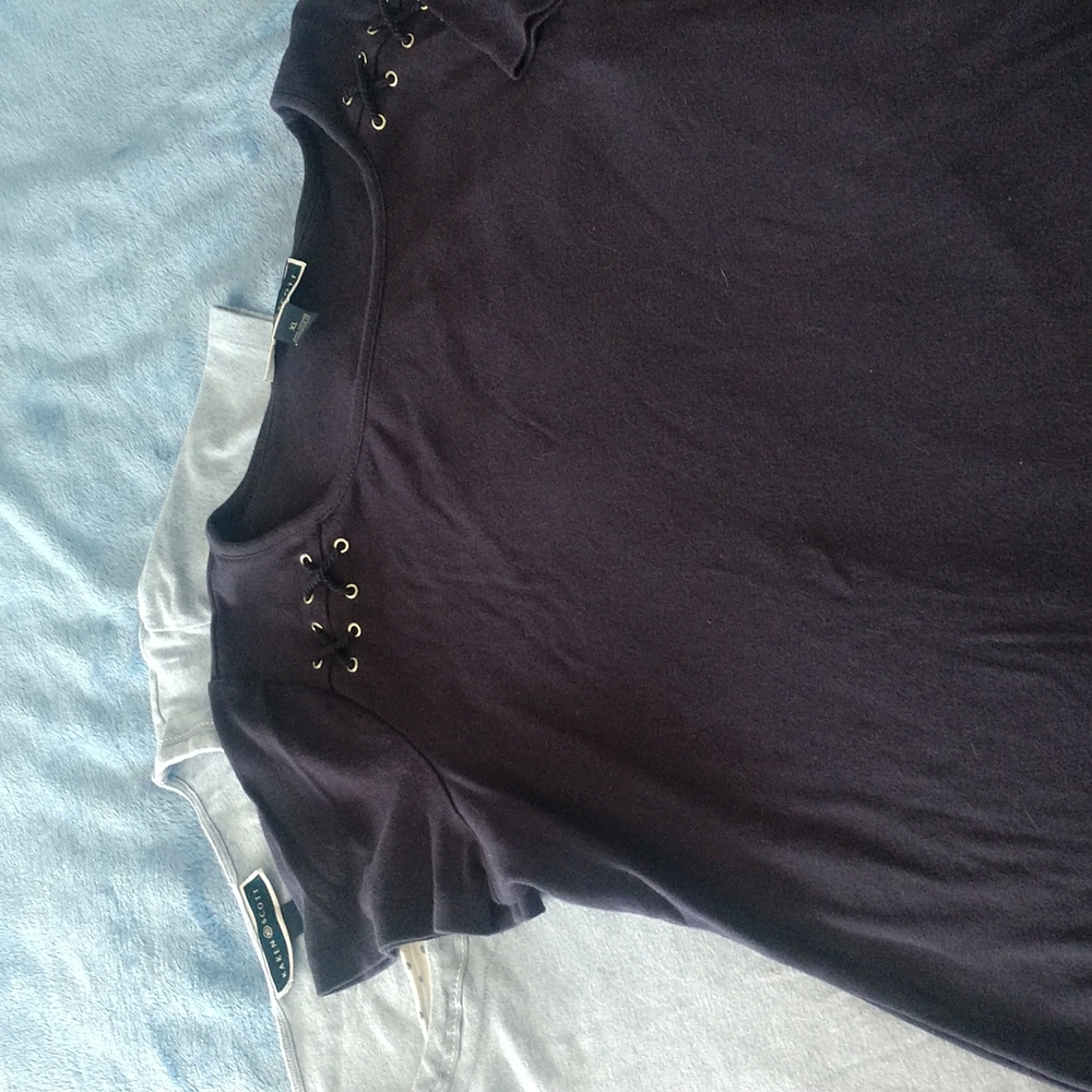 2 Karen Scott tee tops